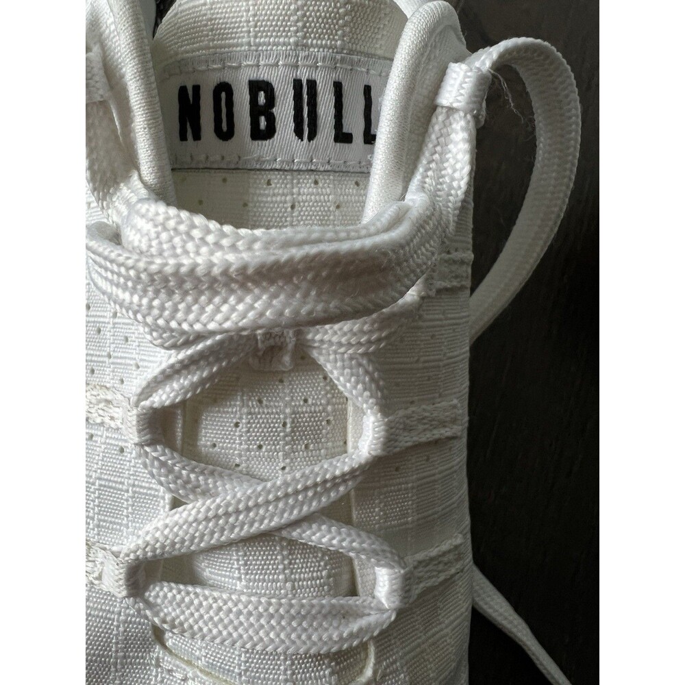 Nobull Allday Ripstop Runner Unisex M6 W7.5 Workout Gym Shoes White Gum - Picture 7 of 9